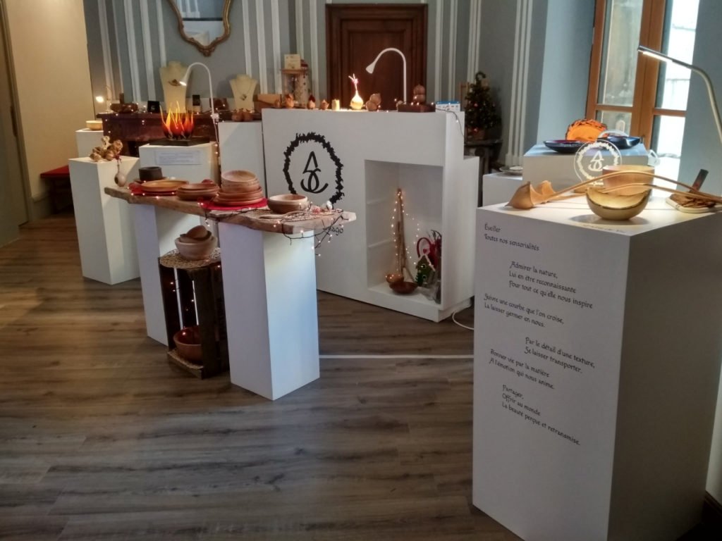 stand Coralie Saramago - tourneur et sculpteur sur bois en ariège (Foix)